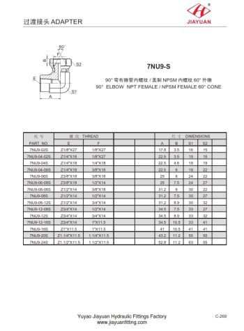 Küünarnukiga NPT pöörlev adapter