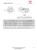 JIC male BSP tasapinnaline adapter